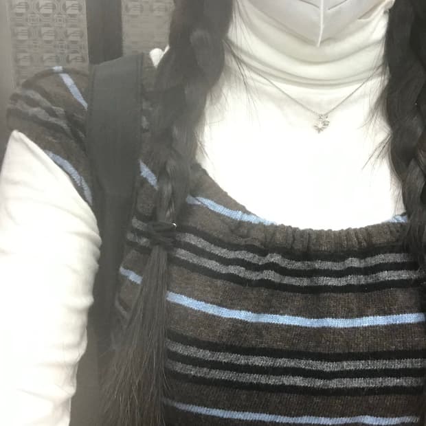 Burberry vintage 버버리 셔링 반팔니트