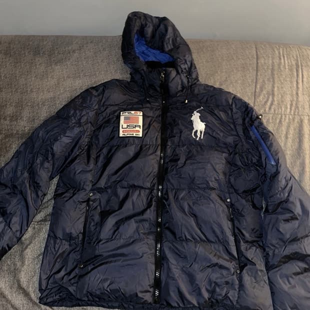 폴로랄프로렌 빅포니 패딩 xl