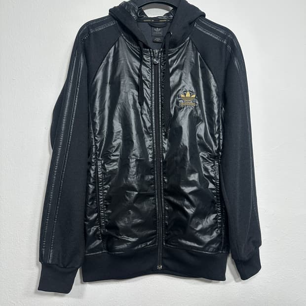 아디다스 올드스툴 져지 후드집업 95 블랙