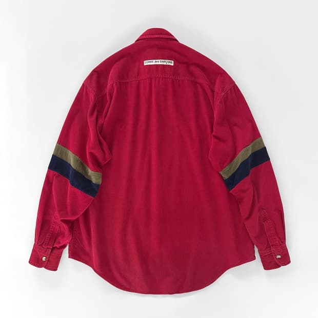 꼼데가르송 코듀로이 셔츠