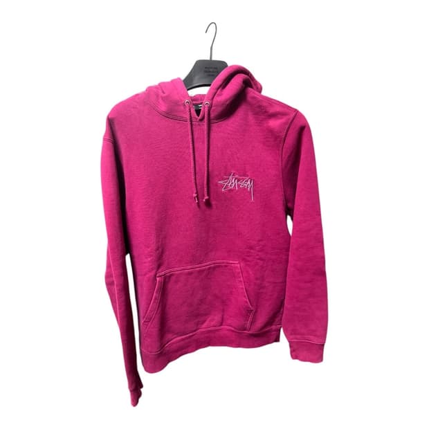스투시 핑크색 후드티