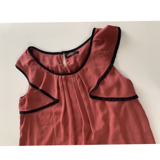 C.D.S BASIC bias blouse 일본빈티지 블라우스
