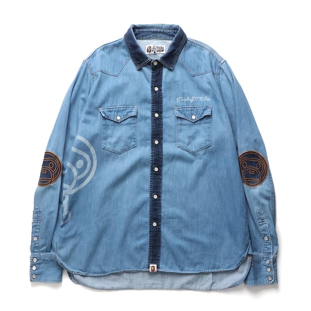 베이프 A BATHING APE Milo Western Shirt