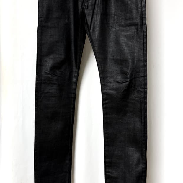 Saint Laurent 13s Wax Coated Denim Pants