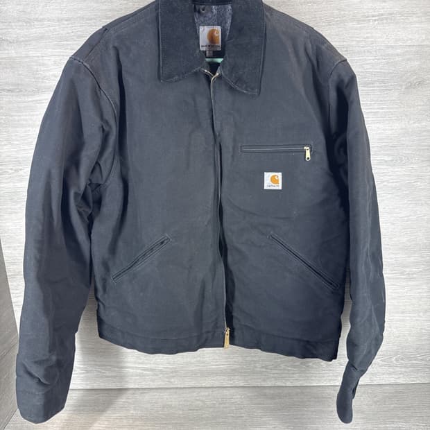칼하트 J001 디트로이트 자켓 블랙 XL