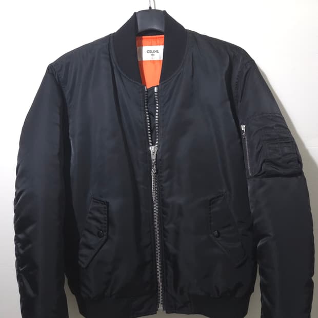 [새상품급] 셀린느 백로고 봄버 다운 자켓