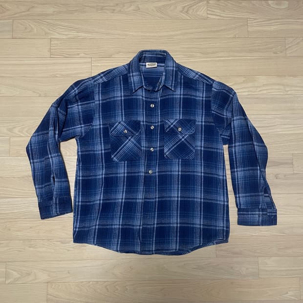 빈티지 파이브 브라더스 플란넬 셔츠 팝니다 체크