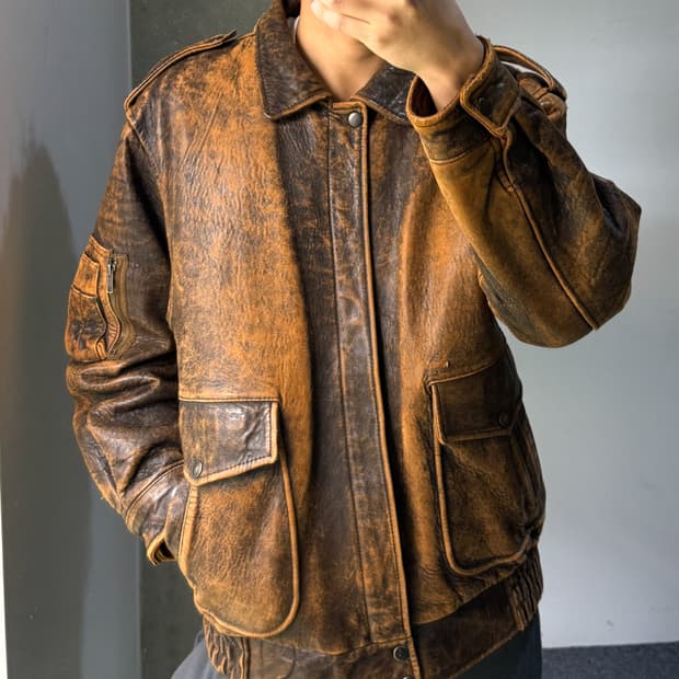 서브어반도쿄 U.S.A.F 타입 A-2 레더 자켓 