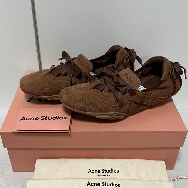 [38]아크네스튜디오 25fw레이스업 레더 슈즈/브라운