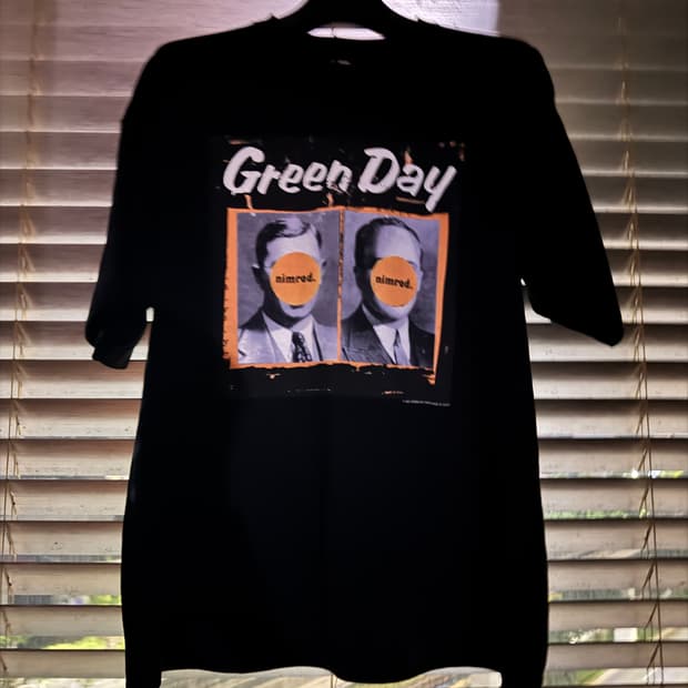 [XL] 90s GreenDay 그린데이 Nimrod 빈티지 밴드티
