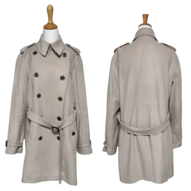 (uk12 국내66) 버버리 런던 울 캐시미어 더블 코트