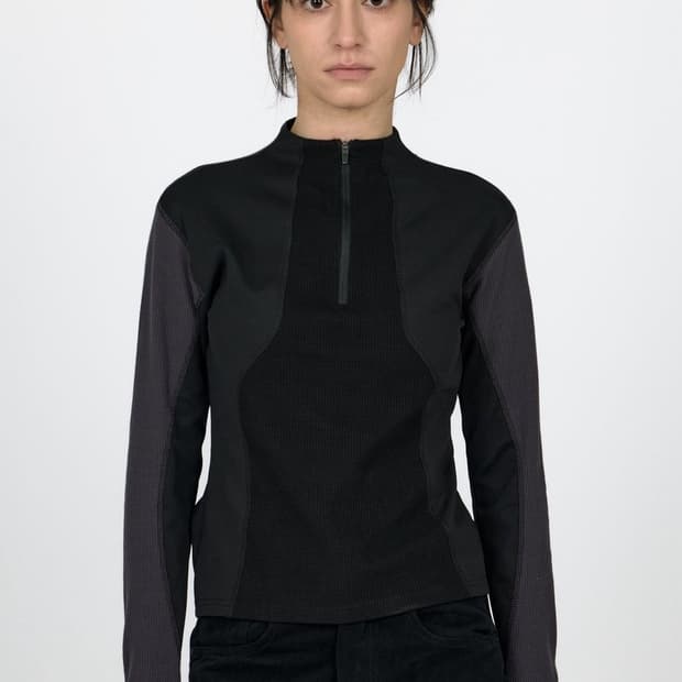 MPa CONTOUR GRID HALF ZIP s