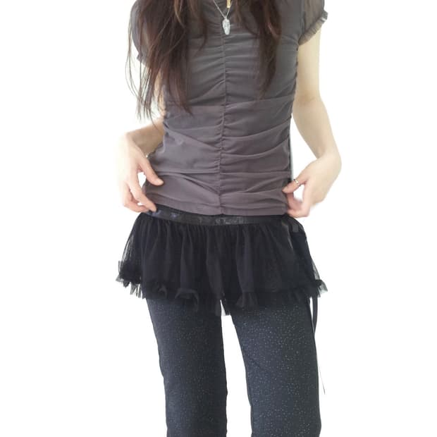 히피디피 dot frill belt