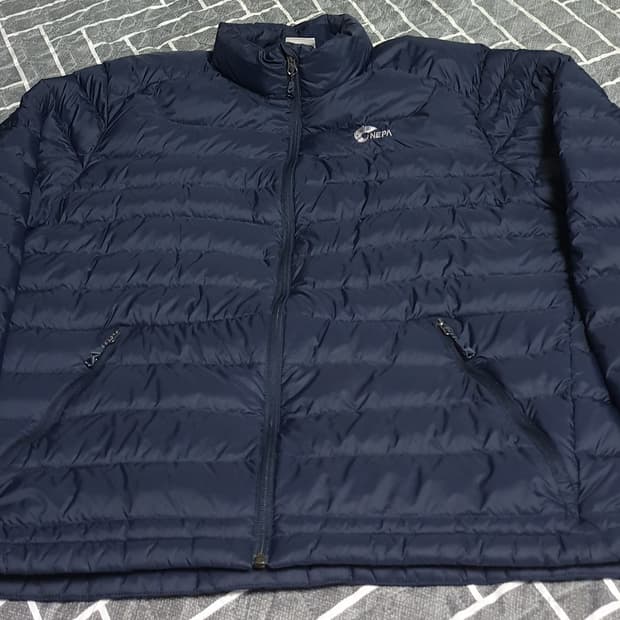 네파 아웃도어 덕다운 경량 곱창패딩 네이비 (110)