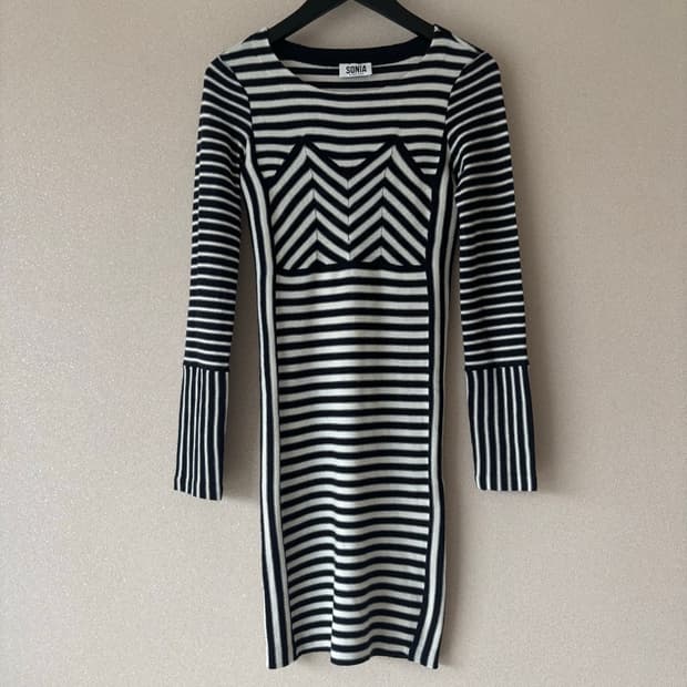 [정품]Sonia Rykiel 소니아리키엘 니트 바디콘 원피스