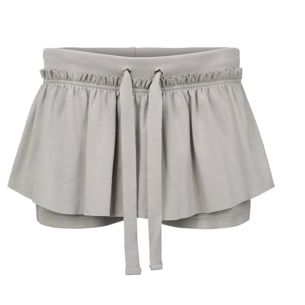 나체 RUFFLE SHORT PANTS 러플 숏팬츠 라이트 그레이