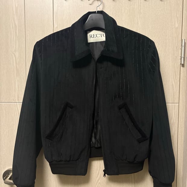 렉토 벨벳 콘트라스트 자켓 m