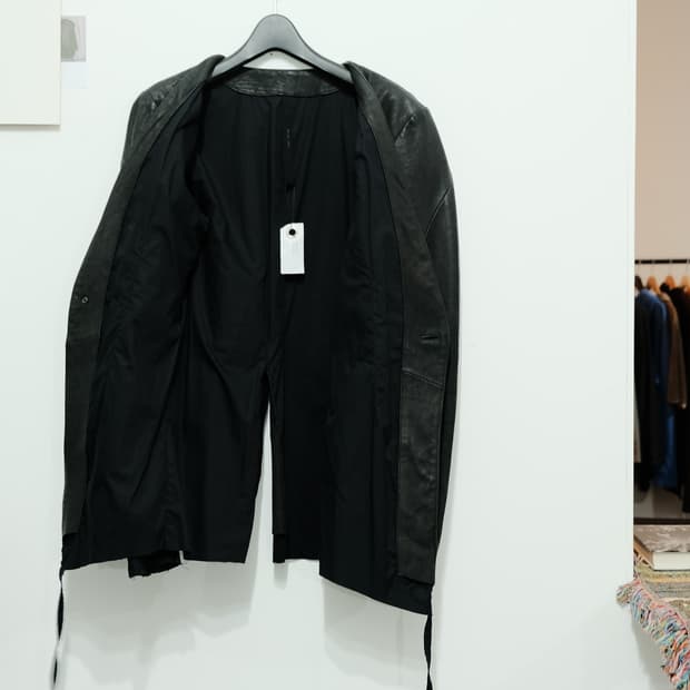 Army of me Layered leather blazer