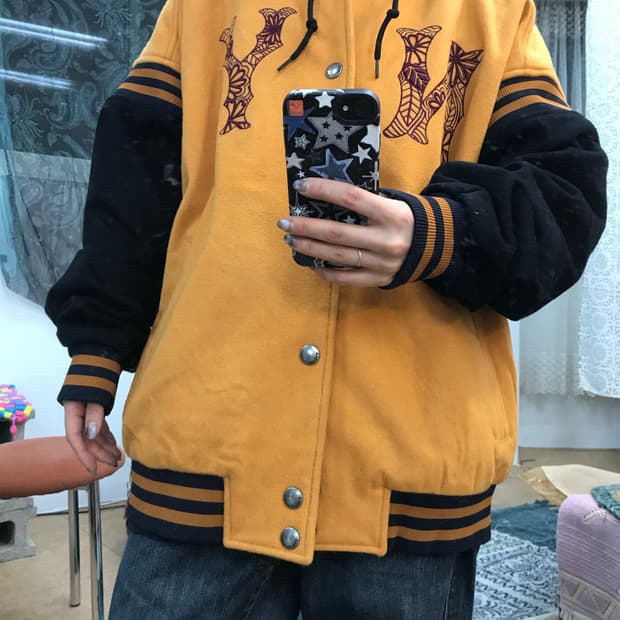 엠엘비 뉴욕양키스 빅로고 바시티 자켓 