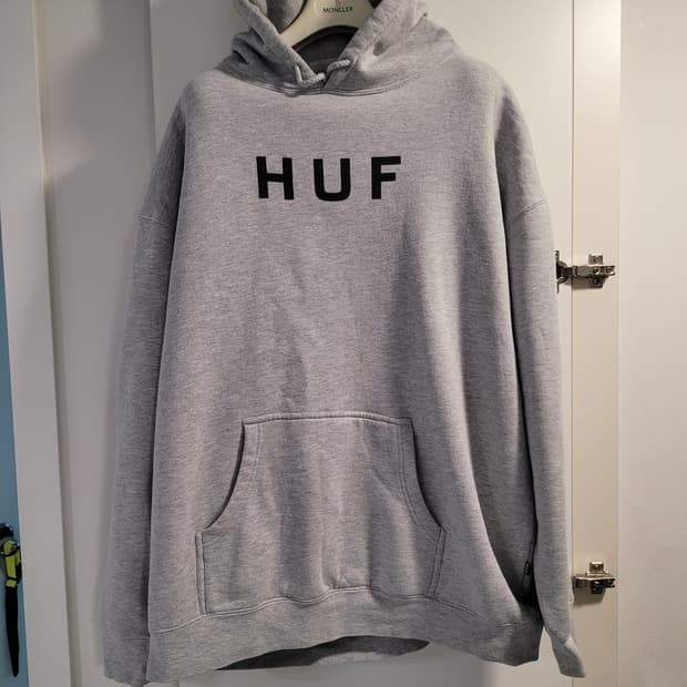 🛹 XXL스트릿 감성 끝판왕, HUF(허프) 오버핏 기모 후디 