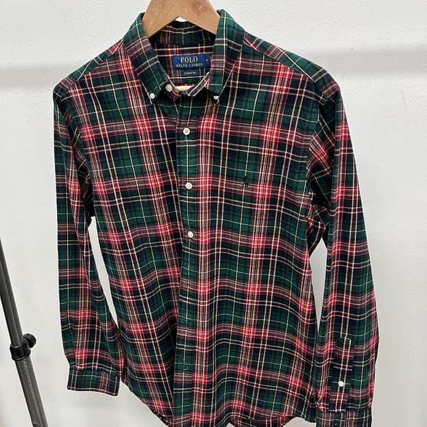 100-105) 폴로 신형 코튼플란넬 셔츠 