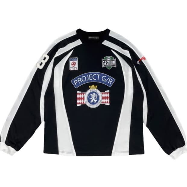 [3] 프로젝트 G/R 프로젝트gr 롱슬리브 풋볼 저지 블랙