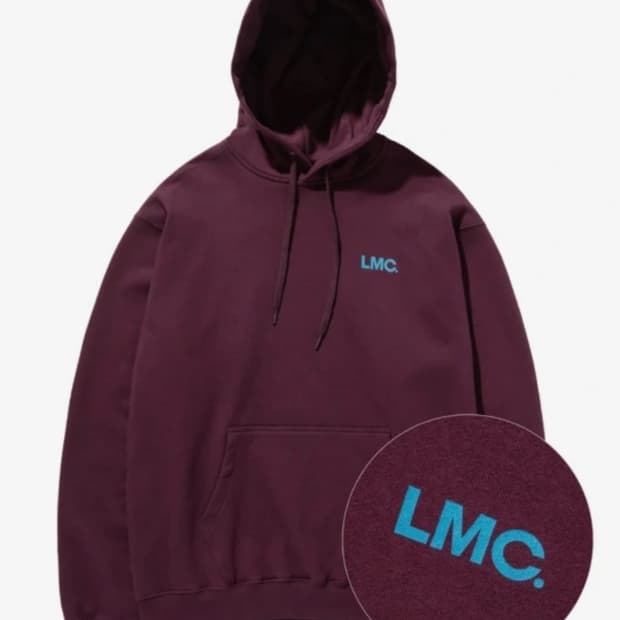 LMC 버건디 후드티 XL 판매