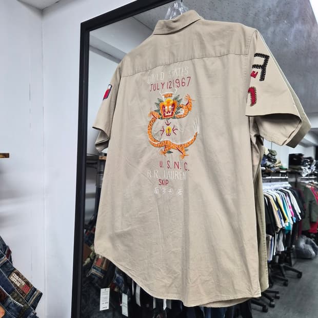 Polo by Ralph Lauren 밀리터리 커스텀 반팔 셔츠