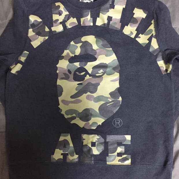 베이프 카모 맨투맨 Bape 1st Camo Sweatshirt