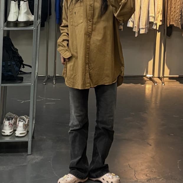 폴로랄프로렌 포니로고 딥브라운 셔츠 A2783