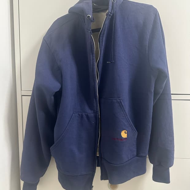 칼하트 후드집업 네이비
