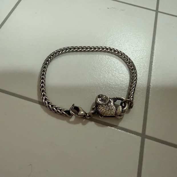 (정품)트롤비즈 체인 팔찌 빅피쉬락 포함