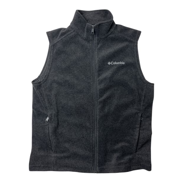 [중고] 컬럼비아 플리스 조끼 그레이 M