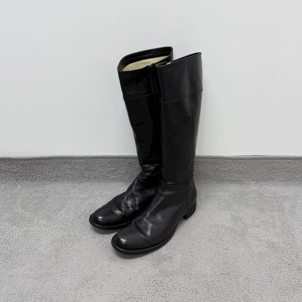 Margaret Howell leather long boots