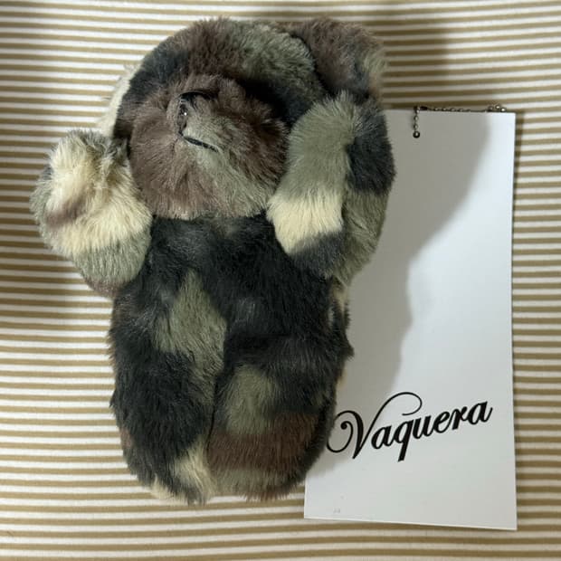 바퀘라 테디베어 백참 키링 카모 vaquera