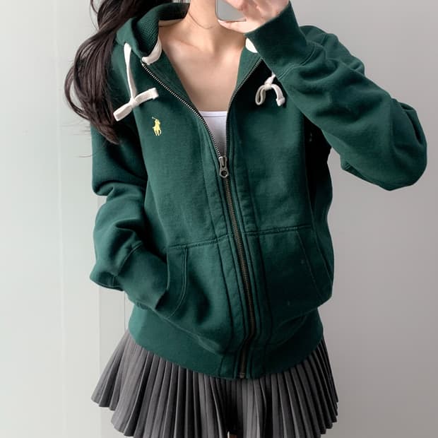 폴로 후드집업
