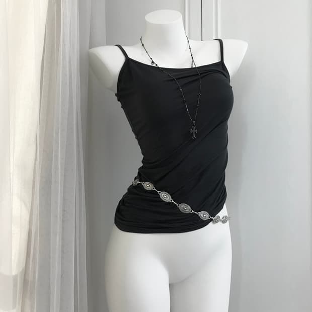 silver chain belt 
