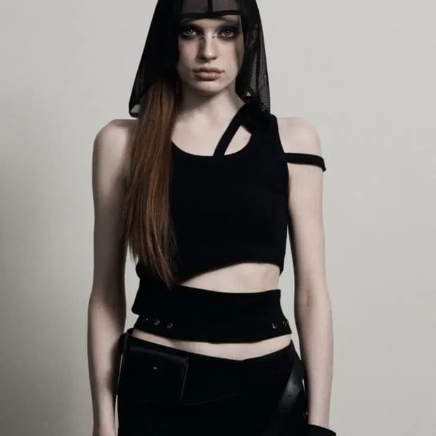 (구함) 피아체 piarche mesh hood sleeveless
