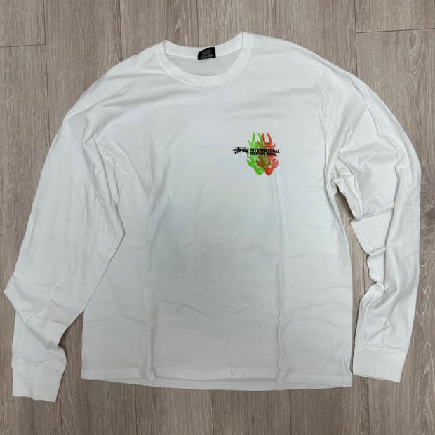 스투시 Great Future 롱슬리브 티셔츠 XL