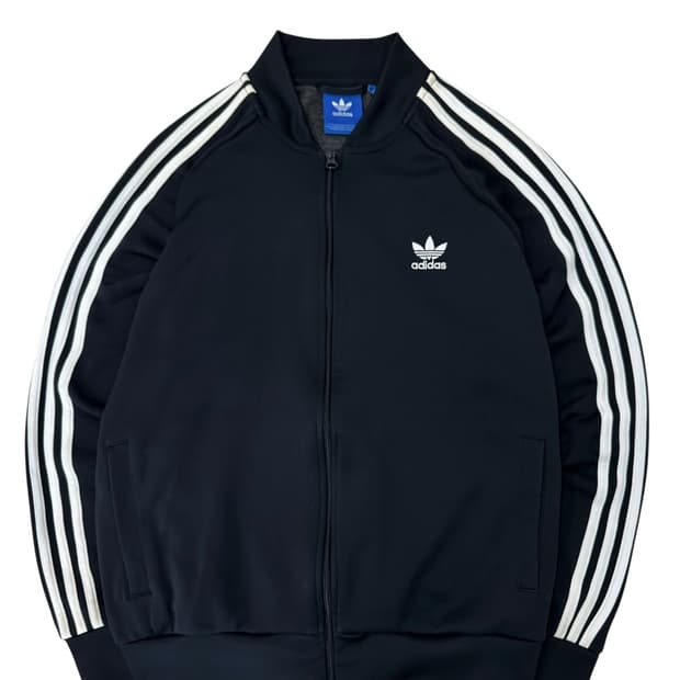 아디다스 클래식 트랙탑 블랙 (XL)