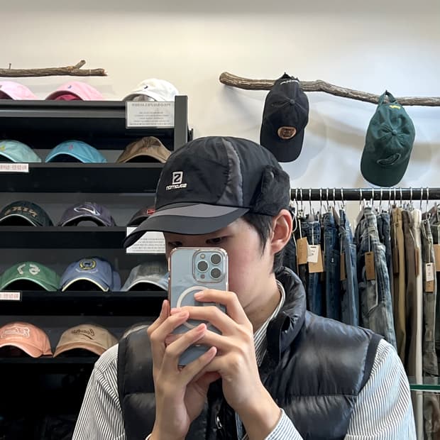 [OS/정품] 살로몬 블랙 남여공용 볼캡모자
