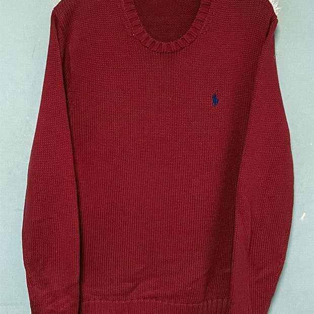 POLO 폴로 남자 코튼니트 캐주얼 기본 M 95