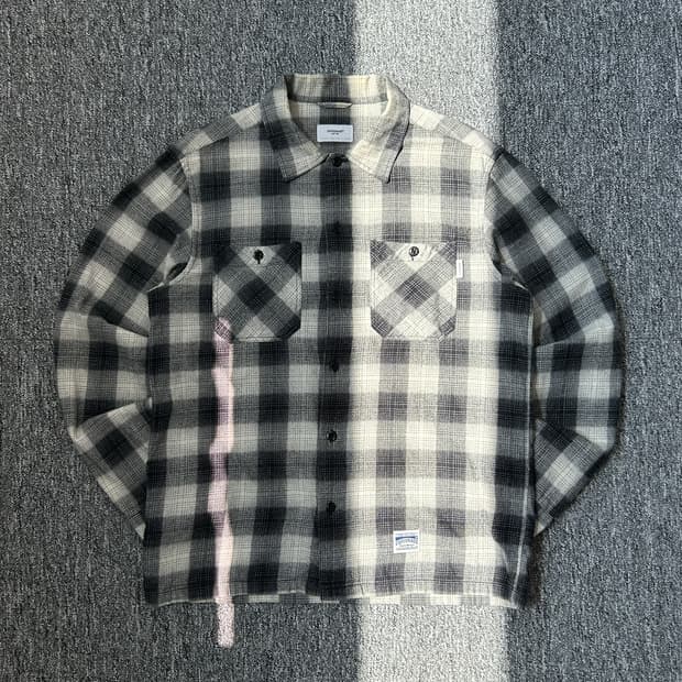 에스피오나지 체크 패턴 셔츠