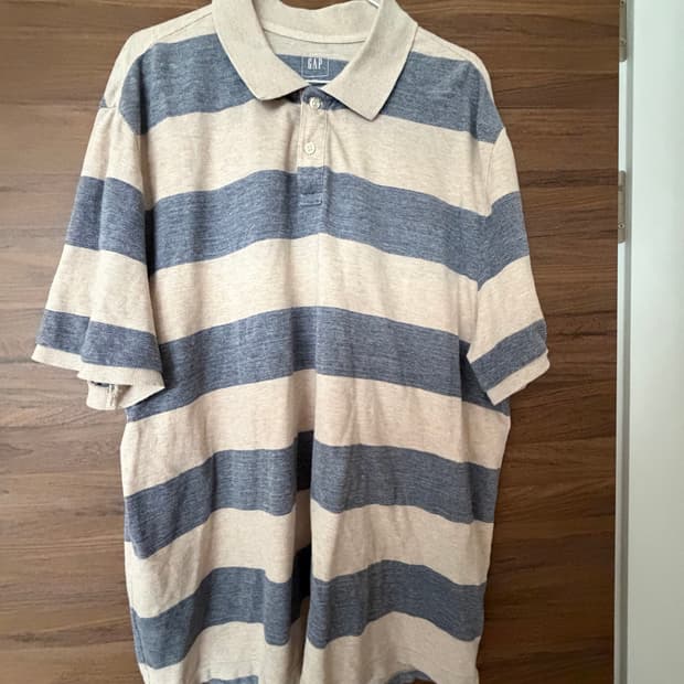 GAP 스트라이프 카라티 XXL