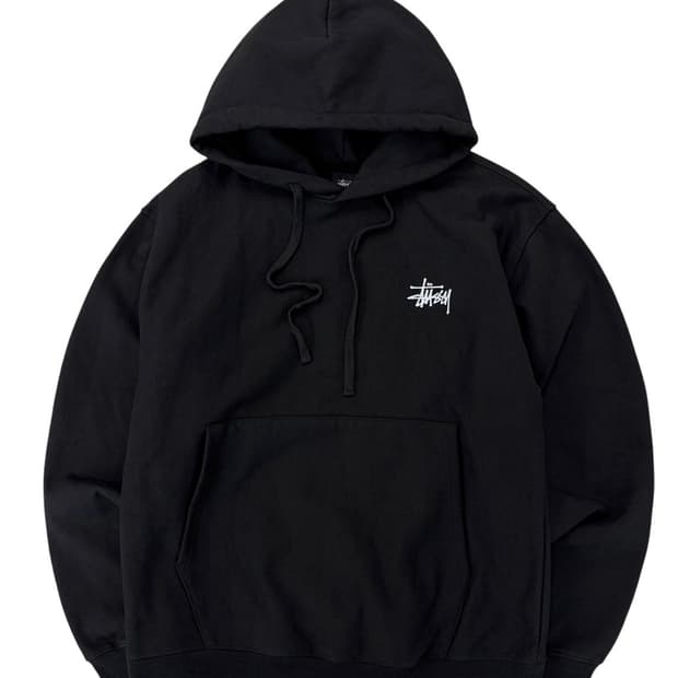 Stussy 스투시 후드티 블랙 (M/국내95~100)