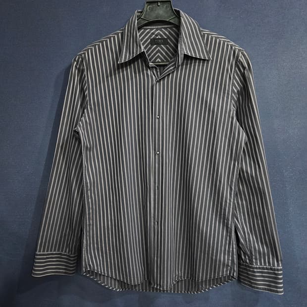 타임옴므 스트라이프 줄무늬 남성 슬림핏 95 긴팔셔츠 