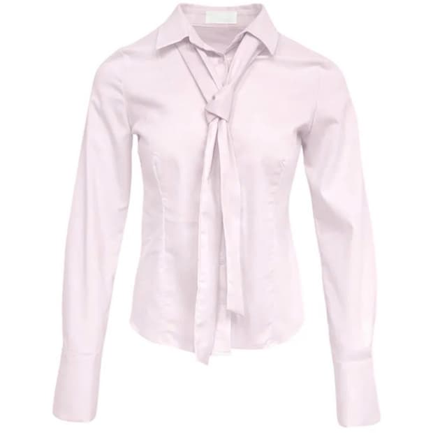 핑크 셔츠 (머플러 세트)