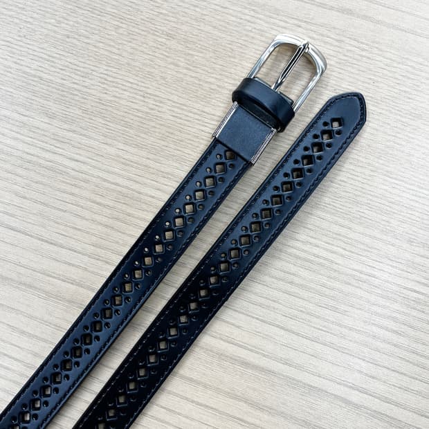 빈티지 레더 벨트