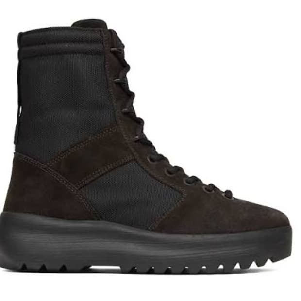 Yeezy Season 3 Onyx military boots