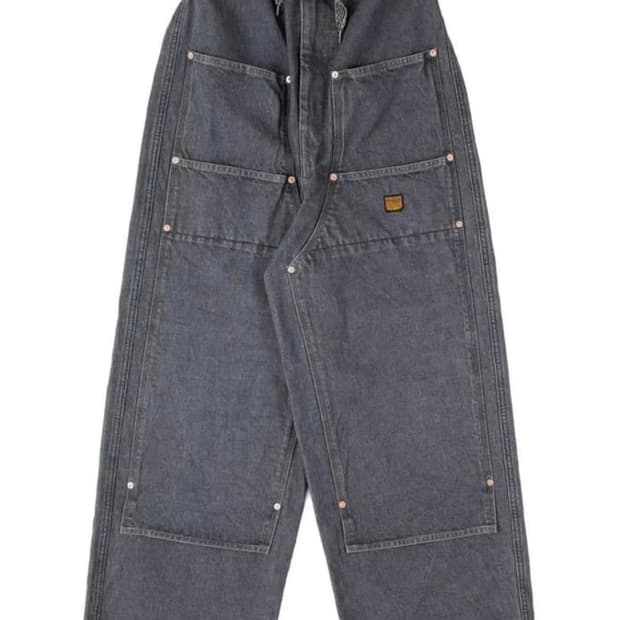 캐피탈 14온즈 데님 배기팬츠